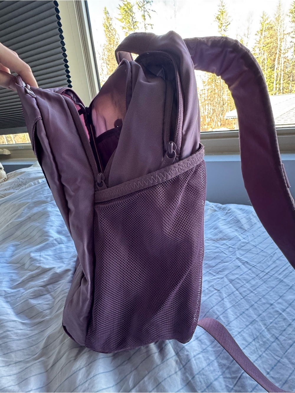 Under Armour Dusty Mauve Campus Backpack - Picture 2 of 6